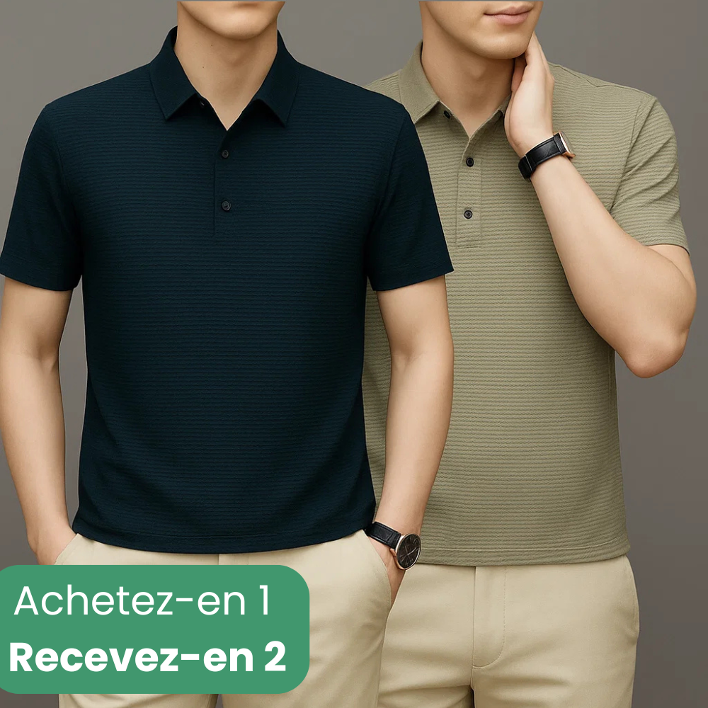 VEIGGARA™ | Polo de luxe pour hommes (Achetez-en 1, obtenez-en 2)