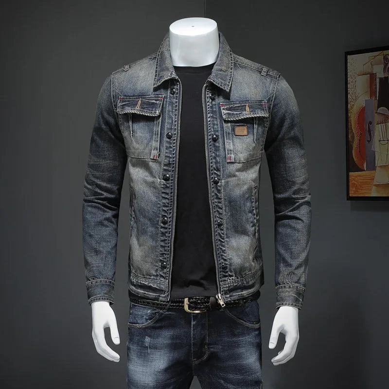 Veiggara | Veste en jean pour hommes Pyery
